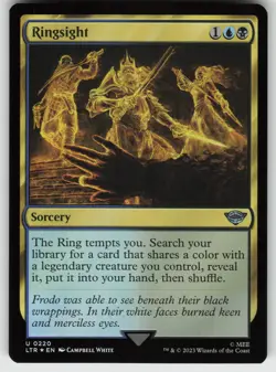 Ringsight Foil U Universes Beyond: LotR MTG - Image 1