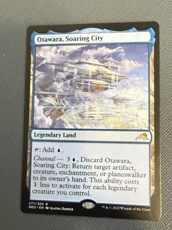 Otawara, Soaring City 271/302 Magic the Gathering Rare Legendary Land, LP - Image 1