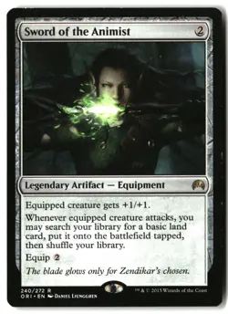 MTG Sword of the Animist [ORI - 240] MP 7-78 - Image 1