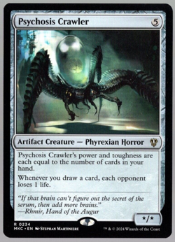 Psychosis Crawler 0234 Non Foil Rare Murders at Karlov Manor MTG Near Mint - Image 1