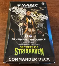 Magic: The Gathering, Secrets of Strixhaven Commander Deck Silverquill Influence - Image 1