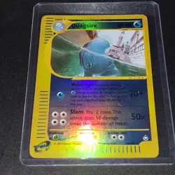 2002 POKEMON CARD QUAGSIRE 30/147 RH LP E READER AQUAPOLIS WOTC - Image 1