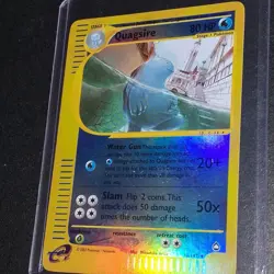 2002 POKEMON CARD QUAGSIRE 30/147 RH LP E READER AQUAPOLIS WOTC - Image 3