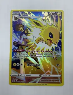 Pokemon Jolteon TG04/TG30 Brilliant Stars Trainer Gallery - Image 1
