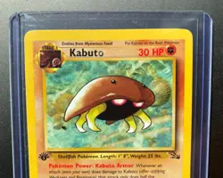 Pokemon TCG 1st Edition Kabuto Fossil 50/62 Regular 1999-2000 Wizards Base Set - Image 2