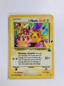 Pokemon TCG Birthday Pikachu 24/53 Celebrations Classic Collection - Image 1