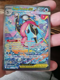 Mega Greninja ex SIR 116/086 Chaos Rising Special Illustration Rare Pokemon TCG - Image 1