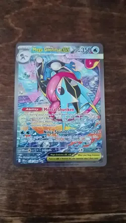 Mega Greninja ex SIR 116/086 Chaos Rising Special Illustration Rare Pokemon TCG - Image 2