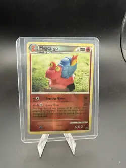 Pokemon TCG - Magcargo 6/90 - Undaunted Set - Reverse Holo Rare - LP - Image 1