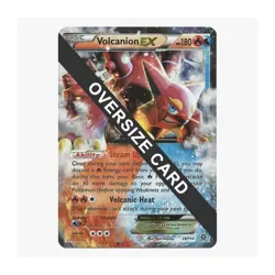 Pokemon Volcanion EX Oversized 26/114 XY Steam Siege Holo EX Fire 180 HP - Image 1