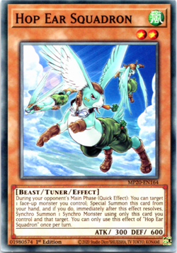 Hop Ear Squadron - MP20-EN164 - Common - 1st Edition Yugioh - Image 1