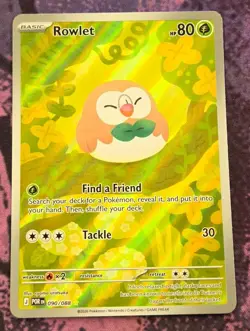 Pokemon: ME03: Perfect Order: Holofoil Rowlet (090/088): LP Condition - Image 1