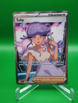 Tulip 244/182 Ultra Rare Holo Scarlet & Violet: Paradox Rift Pokemon TCG - Image 1