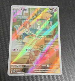 Pokemon TCG Ralts 211/198 Illustration Rare Holo SV01 S&V Base - Image 1