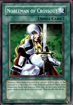 Nobleman Of Crossout - 1st Edition SD8-EN020 - MP - YuGiOh - Image 1