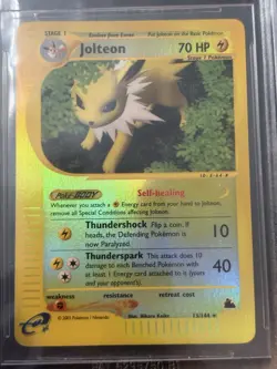 Pokemon TCG 2003 Skyridge Jolteon #13 Reverse Holo Rare BGS 9 Mint - Image 3