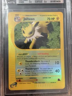 Pokemon TCG 2003 Skyridge Jolteon #13 Reverse Holo Rare BGS 9 Mint - Image 4