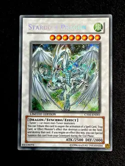 🔥YUGIOH • STARDUST DRAGON • SECRET RARE • CT05-EN001 • LIMITED EDITION • VLP🔥 - Image 1