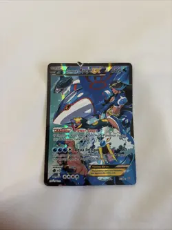 Pokemon TCG Team Aqua's Kyogre EX #6/34 Double Crisis Ultra Rare Heavy Played - Image 1