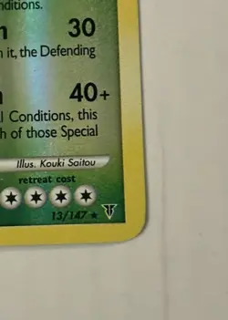 Pokemon Venusaur Supreme Victors 13/147 - 2009 Reverse Holo Rare Stage 2 - Image 4