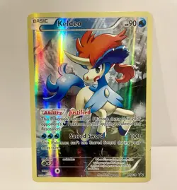 Pokemon TCG Keldeo XY Black Star Promo XY118 Holo 90 HP - Image 1