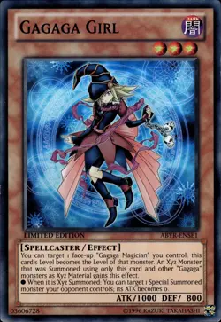 Gagaga Girl - Super Rare Limited Edition ABYR-ENSE1 - LP - YuGiOh - Image 1