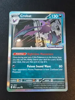 Crobat 076 Holo Promo ME: Mega Evolution Promo Pokemon NM - Image 1