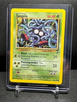 Tangela 96/130 Pokemon 2000 Base Set 2 LP - Image 1