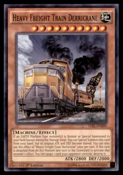 Yu Gi Oh! Heavy Freight Train Derricrane TDIL EN090 TDIL 1st Edition Regular - Image 1