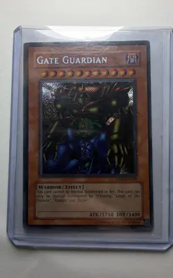 Yu-Gi-Oh! TCG Gate Guardian Metal Raiders MRD-EN000 Unlimited Secret Rare - Image 1
