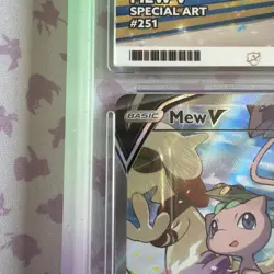 Pokemon TCG Fusion Strike Mew v 251/264 Ace 10 English Card Alternative Art Rare - Image 5
