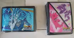 Dragonball Z Card Game 5th Anniversary Sleeves Vegito Blue and Vegeta/Goku - Image 1