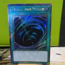Yu-Gi-Oh! Mystical Space Typhoon Platinum Secret Rare Card RA02-EN048 x1 NM - Image 1