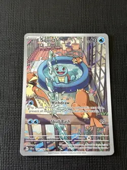 Squirtle #148/142 Stellar Crown Mint / Near Mint Pokemon Card - Image 1