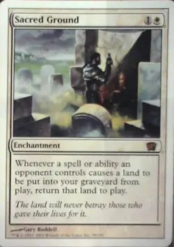 Sacred Ground - 8th Edition: #39, Magic: The Gathering Nm R42 - Image 1