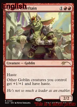 EN - Goblin Chieftain - 2424 - SLD - NM - Image 1