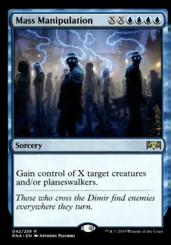 Ravnica Allegiance #42 Mass Manipulation - Image 1