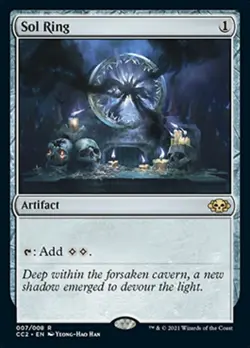 [1x] Sol Ring (007) Played, English Commander Collection: Black Singles MTG Magi - Image 1