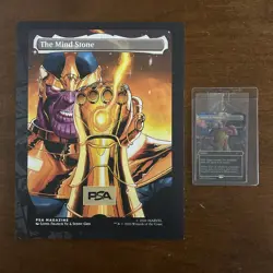 THANOS Magic the Gathering PSA Magazine Promo Swords to Plowshares Foil Marvel - Image 1