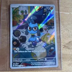 Pokemon TCG Riolu Illustration Rare Card #215/198 - Image 1