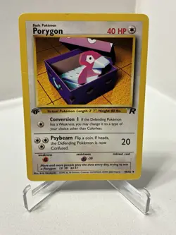 Pokemon Team Rocket Porygon 1st Edition Uncommon 48/82 - Image 1