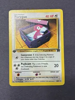 Pokemon Team Rocket Porygon 1st Edition Uncommon 48/82 - Image 3