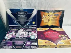 Pokemon Misc V Boxes (Pikachu, Rapidash, Alakazam) Lot of 4 - Image 2