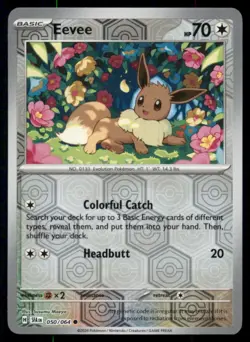 Eevee 050/064 Common Shrouded Fable Pokemon Reverse Holo Near Mint - Image 1