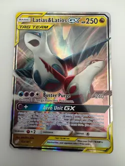Latias & Latios GX 113/181 - Sun & Moon Team Up - Pokemon TCG - Image 1