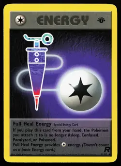 Full Heal Energy 81/82 1st Edition Uncommon Team Rocket Pokemon Card - Image 1