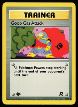 Goop Gas Attack 78/82 1st Edition Common Team Rocket Pokemon Card - Image 1