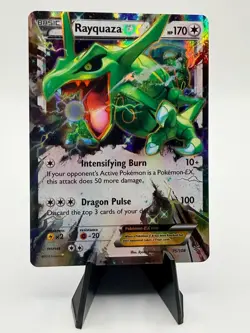 2015 Roaring Skies Rayquaza EX Holo Rare FA #75/108 - Image 1