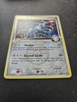 Pokemon Platinum Dialga G League Promo Crosshatch Holo 7/127 EXC-NEAR MINT - Image 2