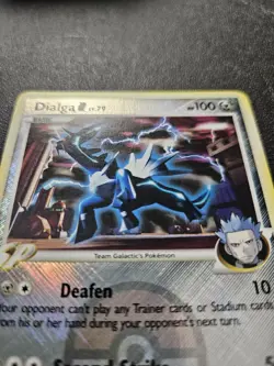 Pokemon Platinum Dialga G League Promo Crosshatch Holo 7/127 EXC-NEAR MINT - Image 3